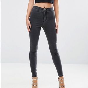 ASOS high rise jeggings